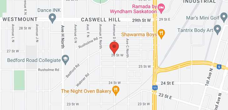 map of 445 Q AVE N